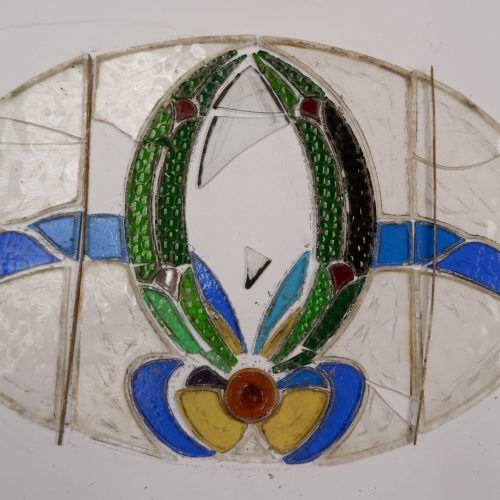 Glass Stripped From Lead