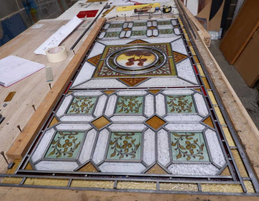 Fully Leaded Lower Window