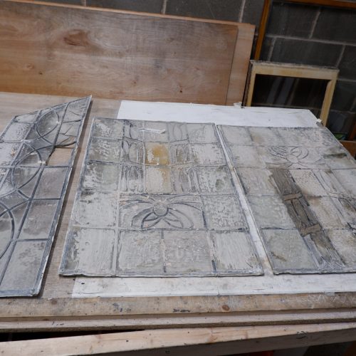 Panels Removed From Skylight