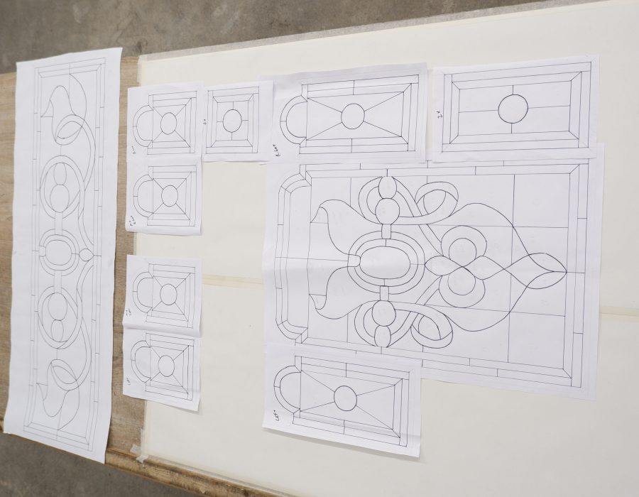 Drawn Design For Door one
