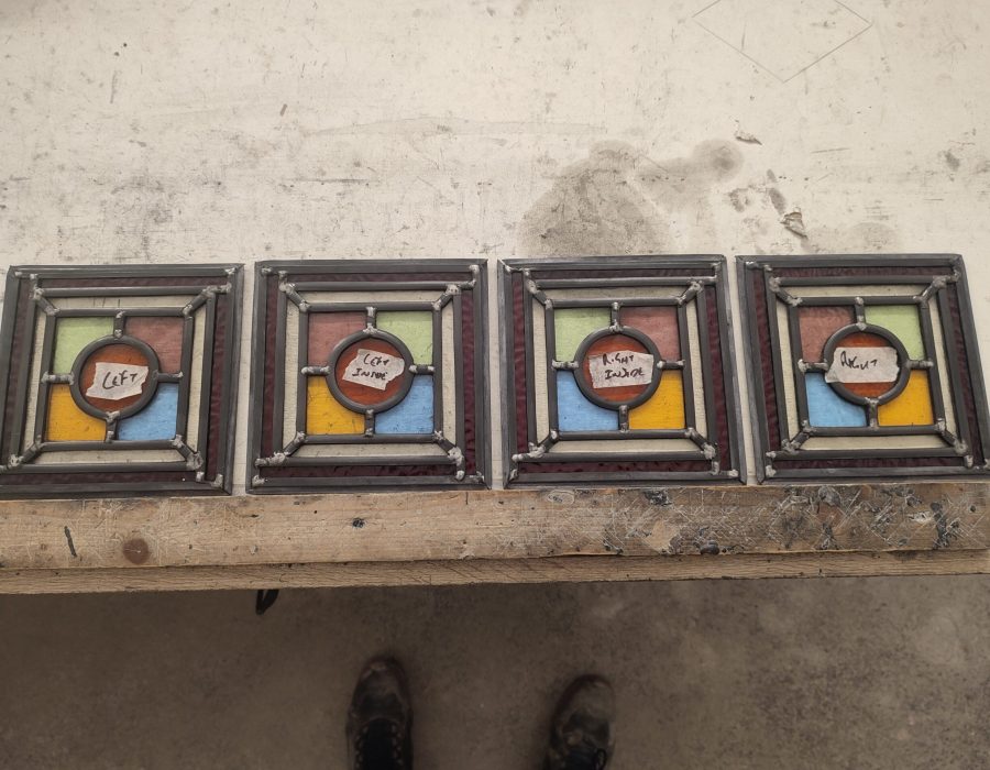 All Four Small Panels For Door One