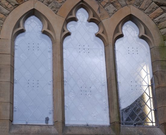 Finished polycarbonate fitting
